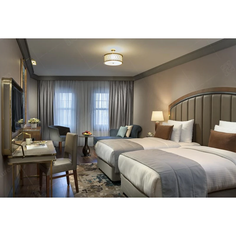 
Foshan Luxury 5 Star Hotel Furniture Custom Made Hotel Bedroom Set For Sale 