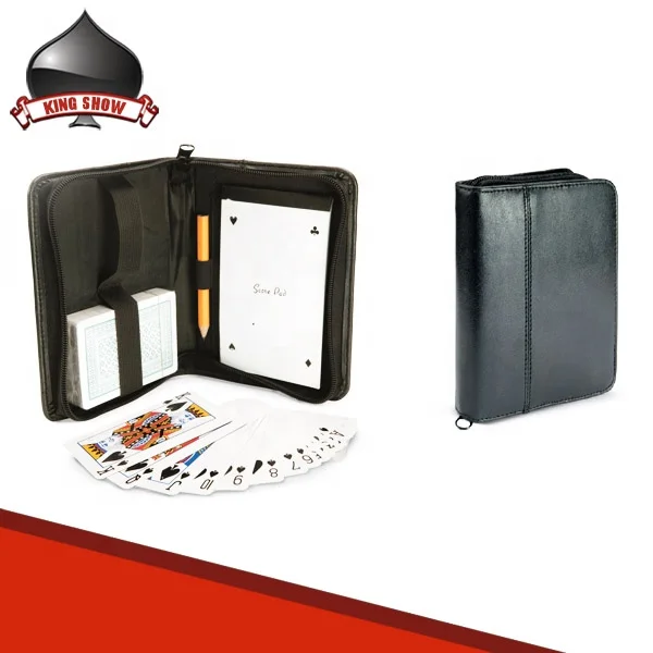 High Quality Leather Case /pouch /box / bag / holder For Playing Card