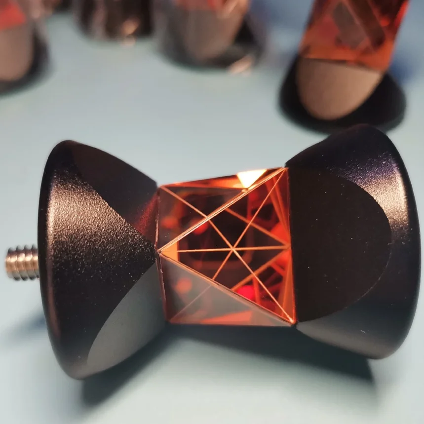 360 полная станция оптическая K9BK7B270 угловая пирамидальная призма с пользовательским размером для исследования