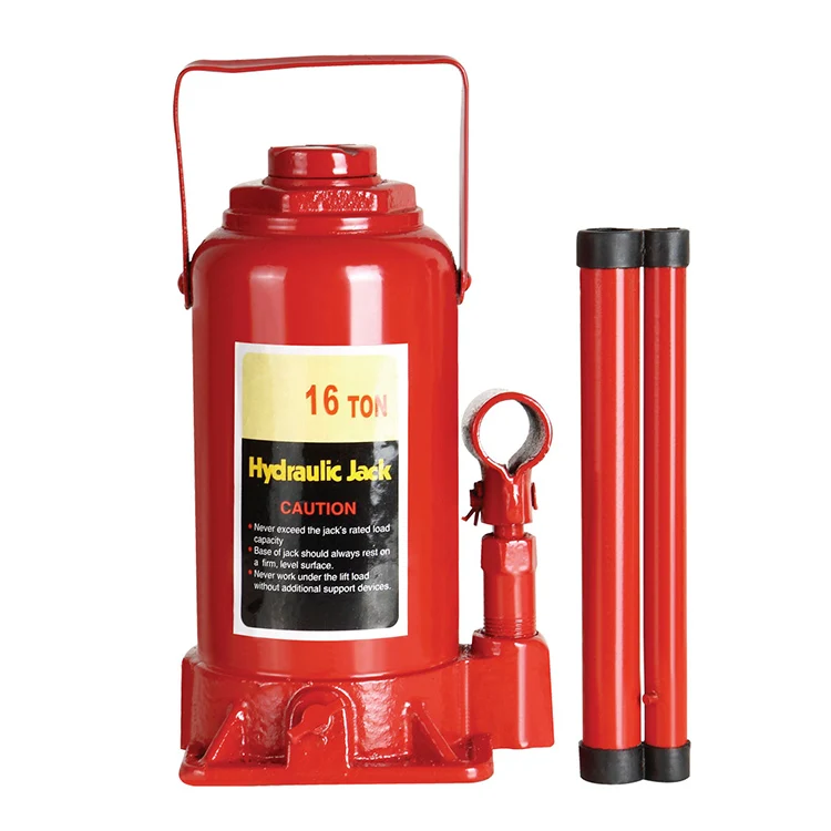 
16-Ton Hydraulic Bottle Jack with Welded Base Portable jack with Manual Hand Pump 