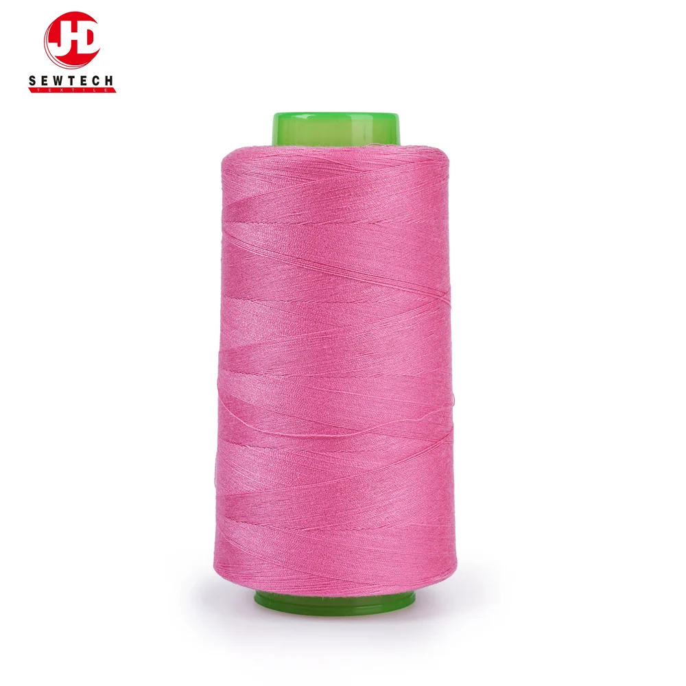 Recycle Polyester 100% Spun Polyester Spun Sewing Thread Tex40 Ticket 75 40S/3 Sewing Thread