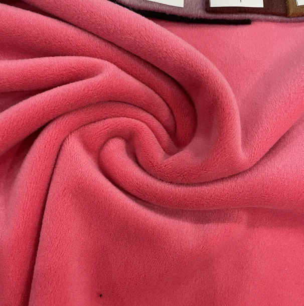 poly spandex fabrics custom spandex velvet fabric for clothes toy sleepwear form chinese factory