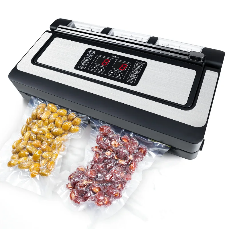 Premium Automatic Vacuum Sealing Machine LED Touch Screen Portable Food Vacuum Sealers Chamber Sealer