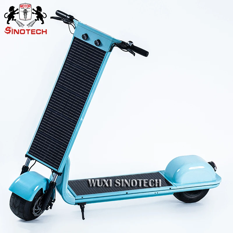 Solar Electric Scooter 350W 36V 12.5A E Scooter  2 Wheel Solar Electric Scooter for Adults