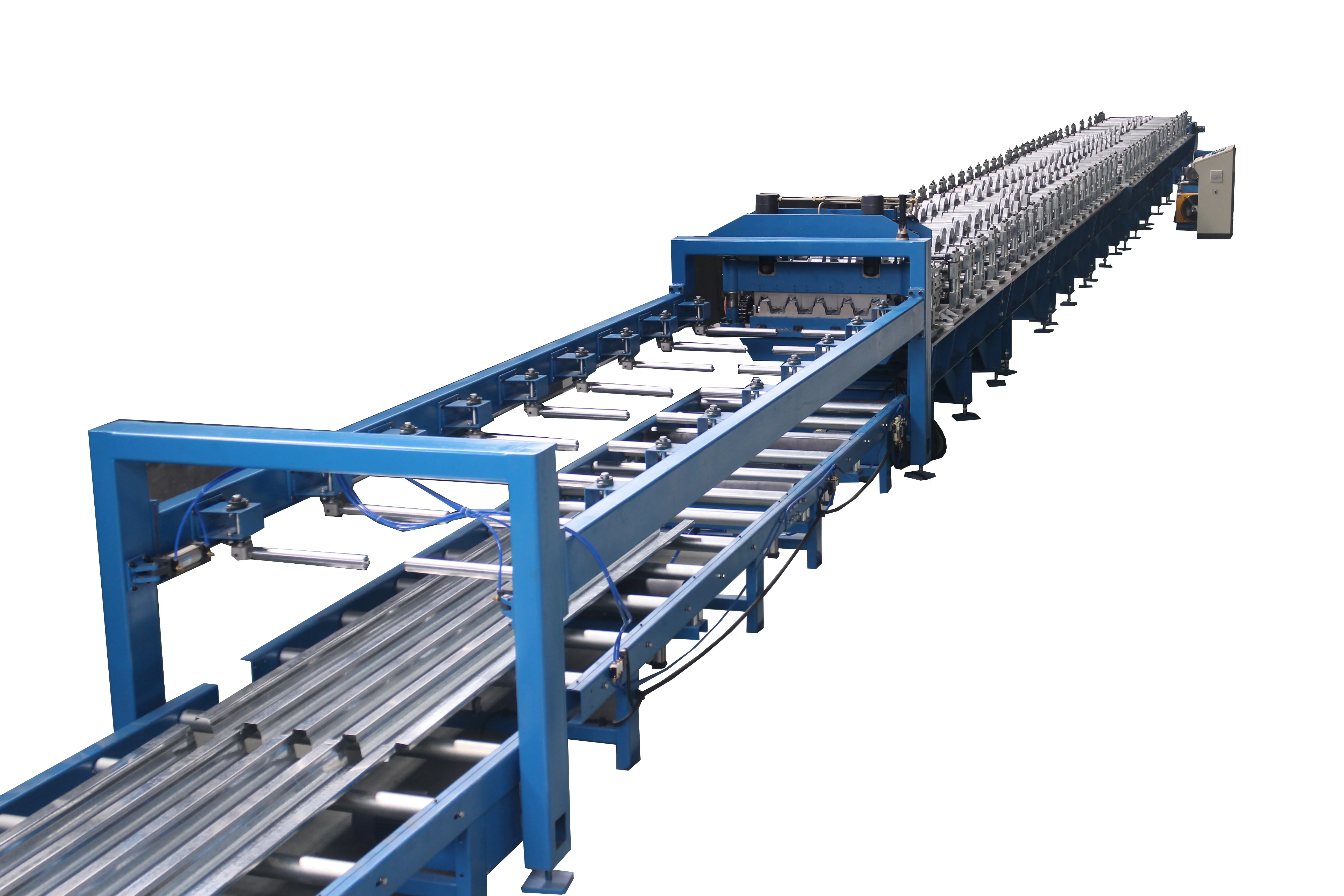  Закатать двери делая машину затвора decking пола профилегибочная