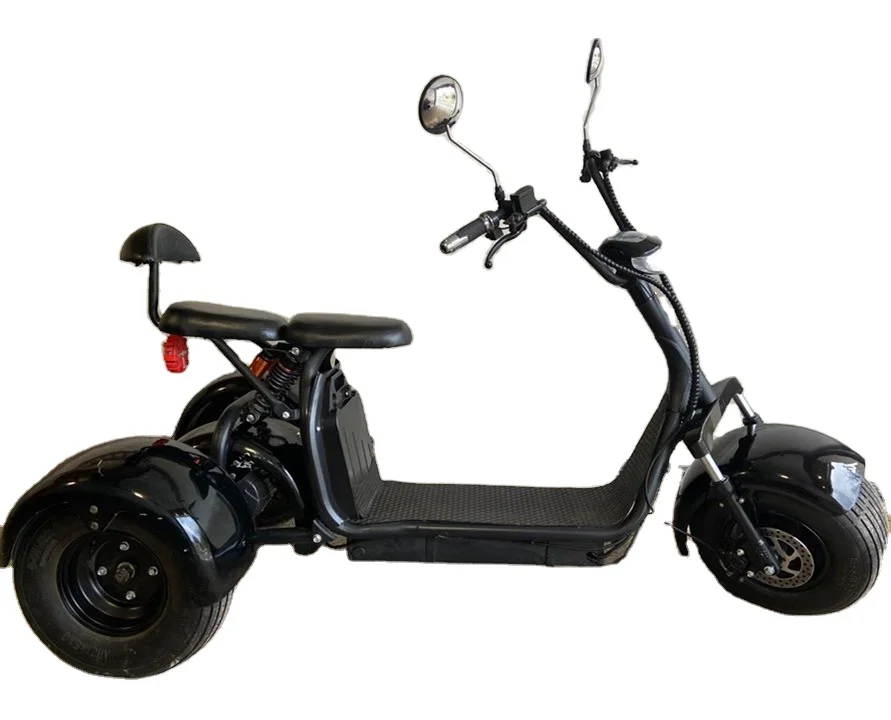 Off Road Three Wheel Golf Fat Big Tires Wheel Trike Citycoco Electric Scooters