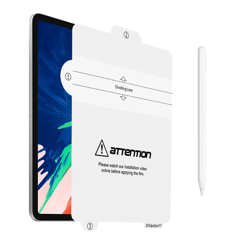 Защитная пленка Paperfeel для Ipad Pro 2021 12,9 11, матовая защитная пленка из ПЭТ-бумаги для рисования и письма
