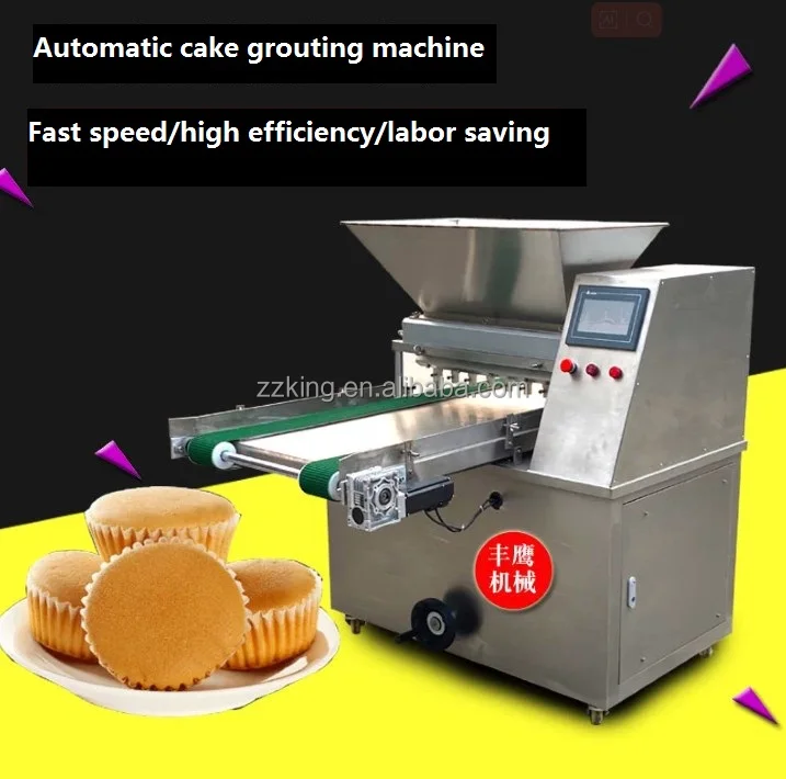 Breakfast Muffin Maker Paste Filling Machine Cake Tray Mold Grouting Machine Twinkie Cake Machine