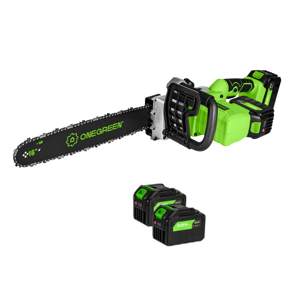Rechargeable Mini Chain Saw Battery Powered Portable Handheld Small Chainsaw for Cutting Wood Double Battery 6 Inch ABS 8000W