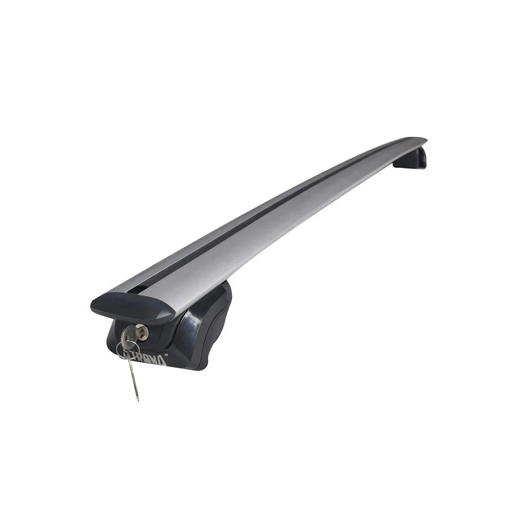 Aluminum Roof Rack Cross Bar For Ford Ranger With Lock System For Raised Rail Mounting