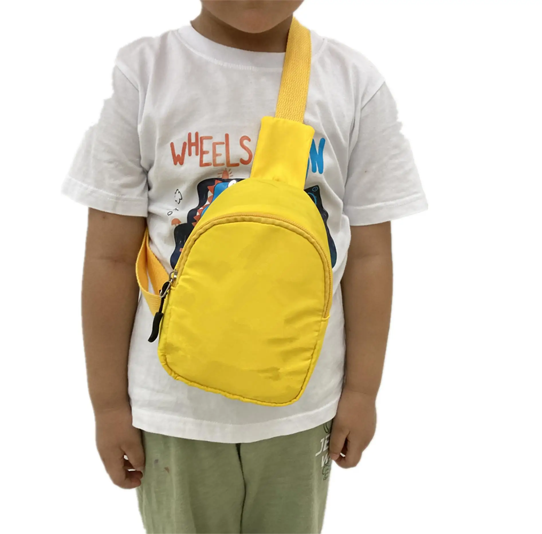 2024 New Fashion Zipper Large Soft Cute Shape Fanny Packs Chest Bag Child Waist Bag For Kids Girls Boy