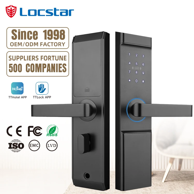 Locstar новый код пароля клавиатуры Tthotel Управление программным обеспечением TTlock G2 шлюз Поддержка Wifi Ble Умный Замок отеля