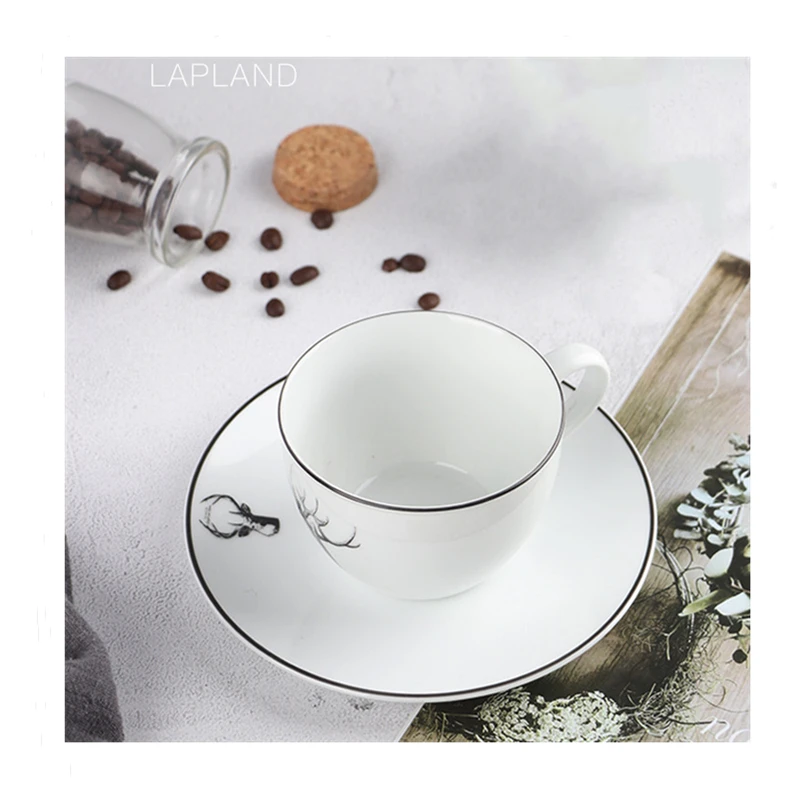 220CC Ceramics  Hot Cup Sets with Saucer for Coffee and Tea