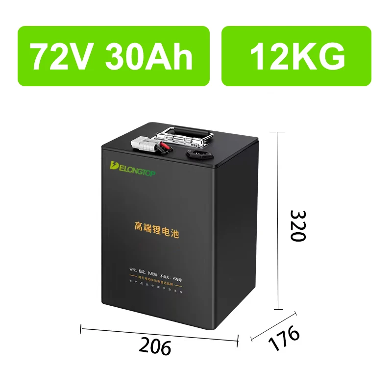 48V 60V 72V 23Ah 30Ah 40Ah 50Ah Lithium Lion Lifepo4 Battery Pack For Electric Scooter Bike Motorcycle