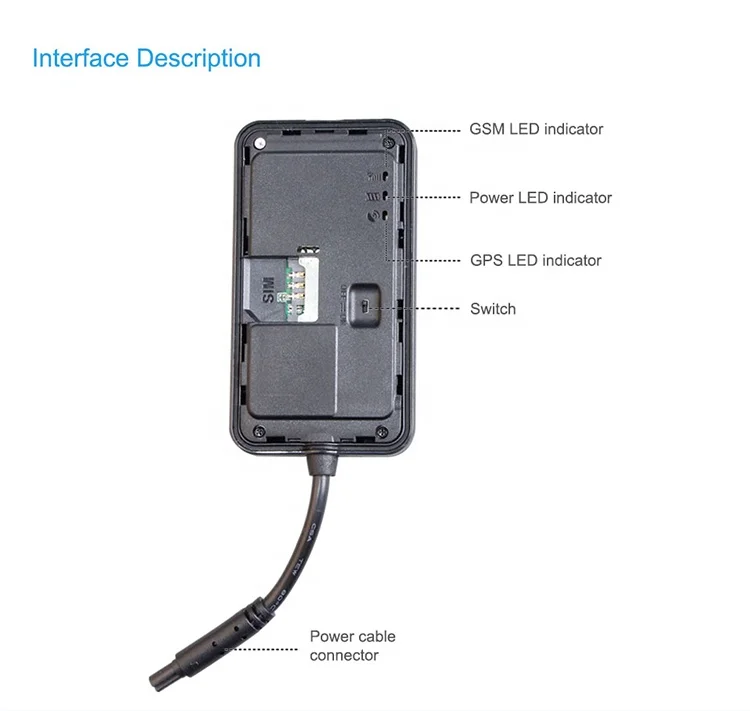 JIMI WeTrack2 (ET200) Gps car tracker small simple Motorcycles Trucks Vehicle GPS Tracker Voltage 9-90V With platform app