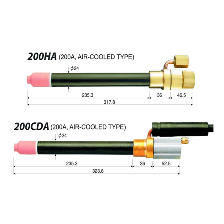 High Quality 200HA/200CDA Robot Tig Torch for TIG Welding