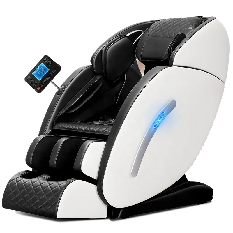 Leercon OEM Modern Genuine Leather Pro Yard Sleep Hood Massage Chair Stainless Steel Body 4d Massage Chair Zero Gravity SL Shape