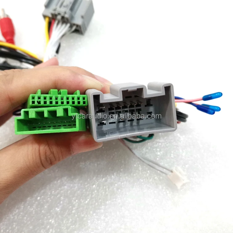 Car 16pin Audio Wiring Harness With Canbus Box For Volvo XC90 09-13 Aftermarket Stereo Installation Wire Adapter