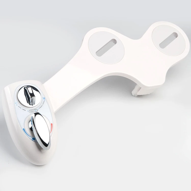 Bathroom Hot and Cold Bidet Nozzle Self-Cleaning Fresh Water Plastic Toilet Bidet Spray Non-Electric Mechanical Bidet
