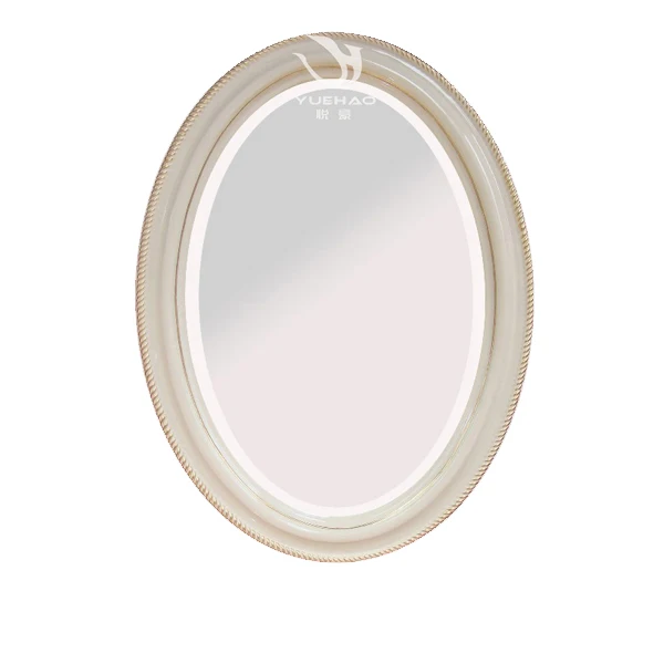 Old fashioned style five star hotel decorative mirror wedding PU Mirror Frame