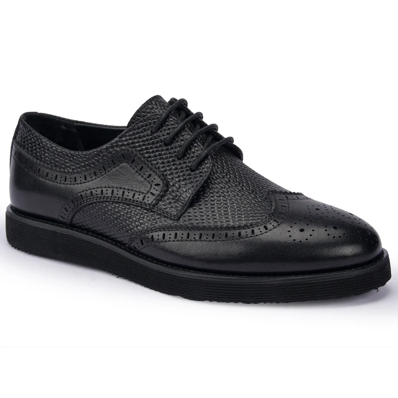 Custom Student Black School Uniform Shoes Kids Genuine Leather Dress Shoes Oem Customized Children Dress Shoe