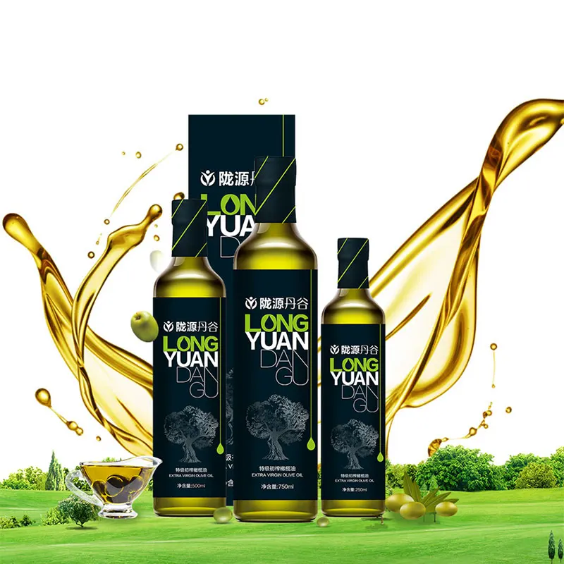 
Good Quality Delicious Longyuan Dangu Extra Virgin Olive Oil 250ml 