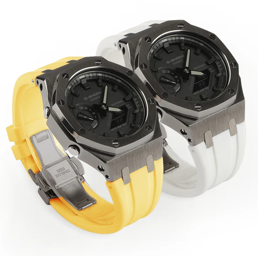  Горячая продажа GSHOCK GA-2100 Gen 3 ремешок для часов резиновый корпус из нержавеющей стали ободок