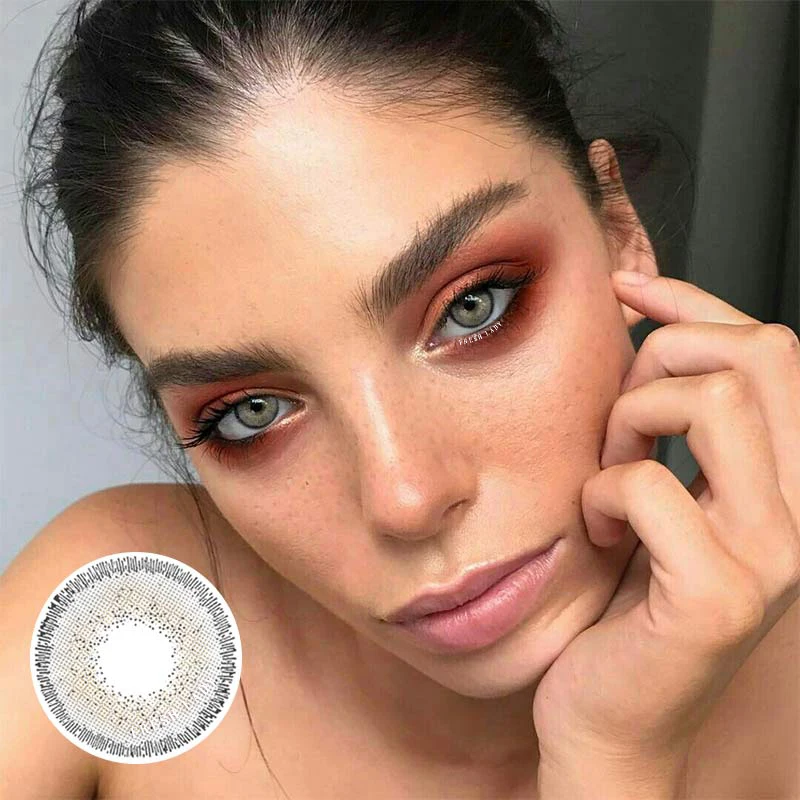 Freshlady Athena natural Mist circle grey color contact lenses