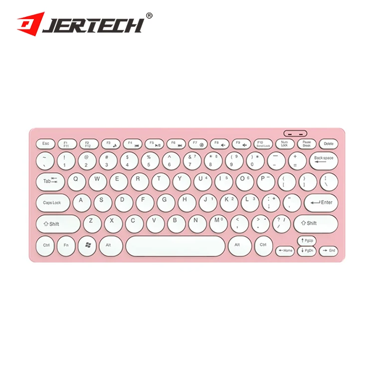 Jertech DK500 White Blue Black Portable Small Retro Teclado Custom 60 Gaming Keyboard Office Pink Colorful Wired Mini Keyboards