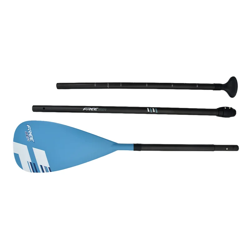 FREESEA  Carbon Fiber Paddle, 3-PCS Adjustable Paddle for Stand up Paddle Board Adjusted from 1.8-2.2m