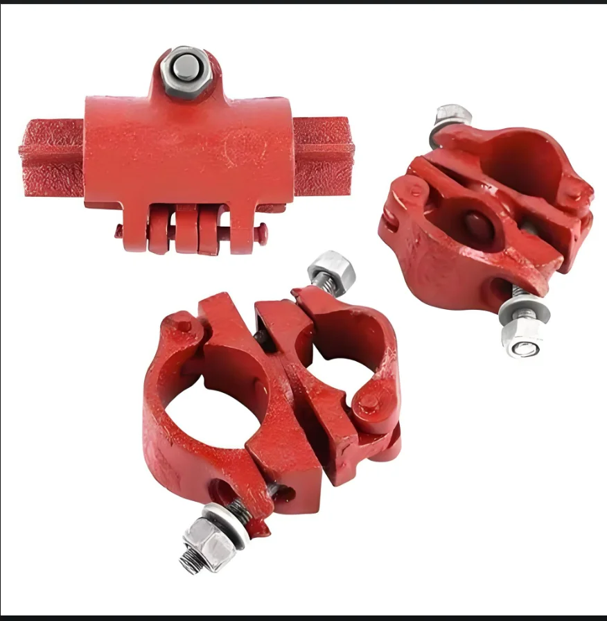 Factory Price Scaffolding Pipe Clamps Metal Construction to Secure Rotating Scaffolding Connectors Rotating Fasteners