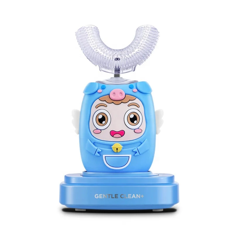 
CDKMAX U-shaped soft bristle wholesale oral care kid toothbrush 360 sonic vibration electronic music baby toothbrush 