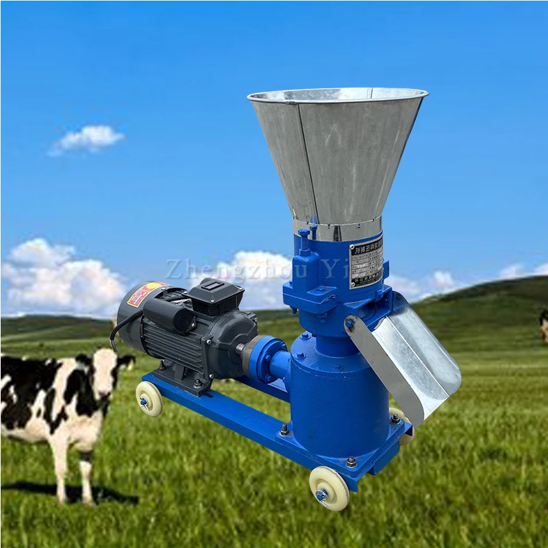 Home Use Diesel Engine Electric Pour Aliments Food Pelletizer Extruder Granuls Pellet Mill Machine For Animal Feeds