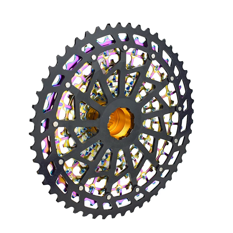 VG Sports MTB 12 Speed 10-51T Cassette freewheel Ultimate XD Cassette Rainbow 398g 12s Cassette Colorful