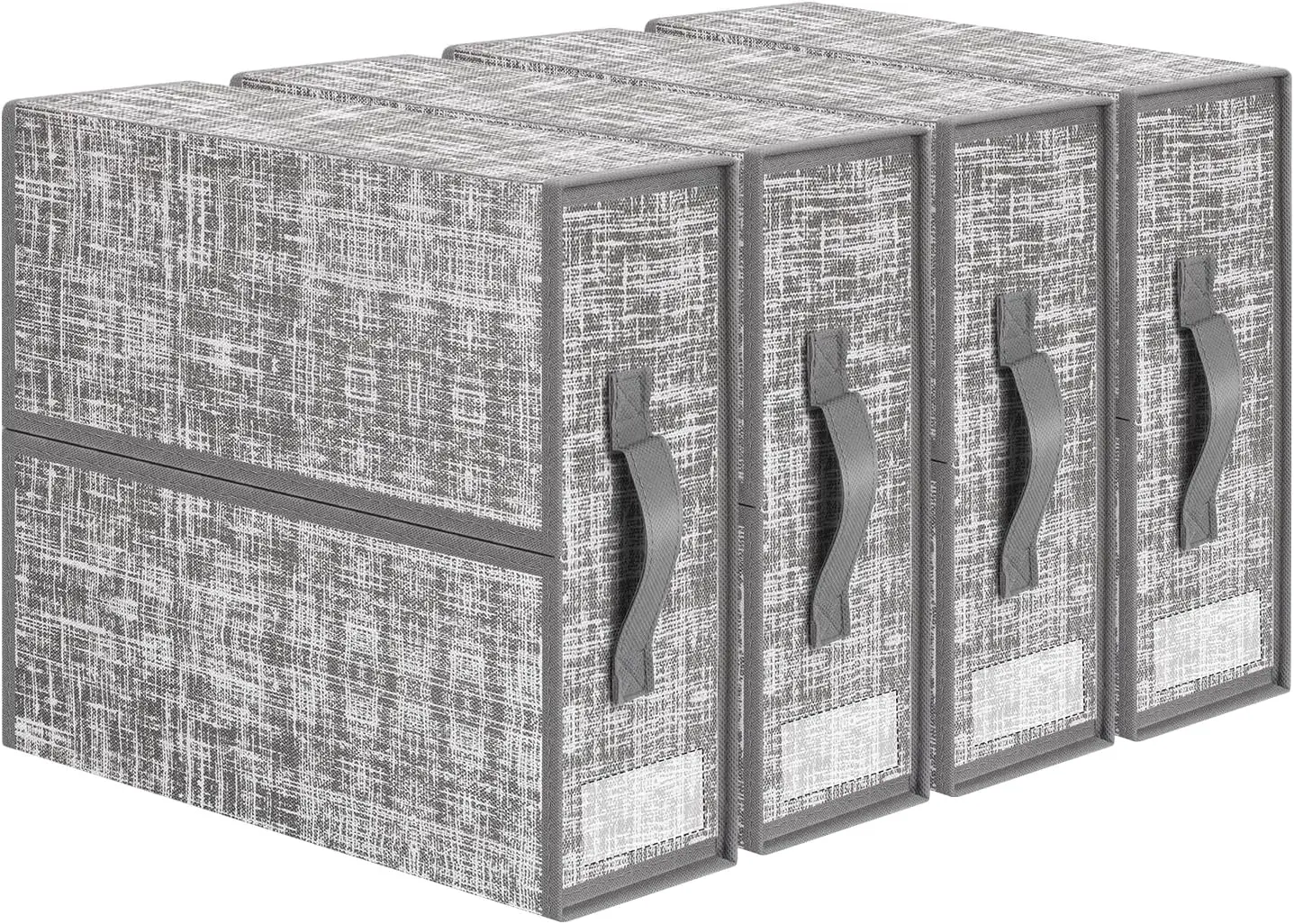 KUYUE Bed Sheet Organizer, Sheet Organizers and Storage, Foldable Sheet Organizer for Linen Closet, Foldable Storage Box