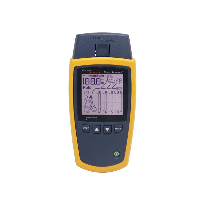 Fluke MS2-KIT MS2-100 MS-POE Cable Verifier for testing cable length line map cable ID and distance to fault