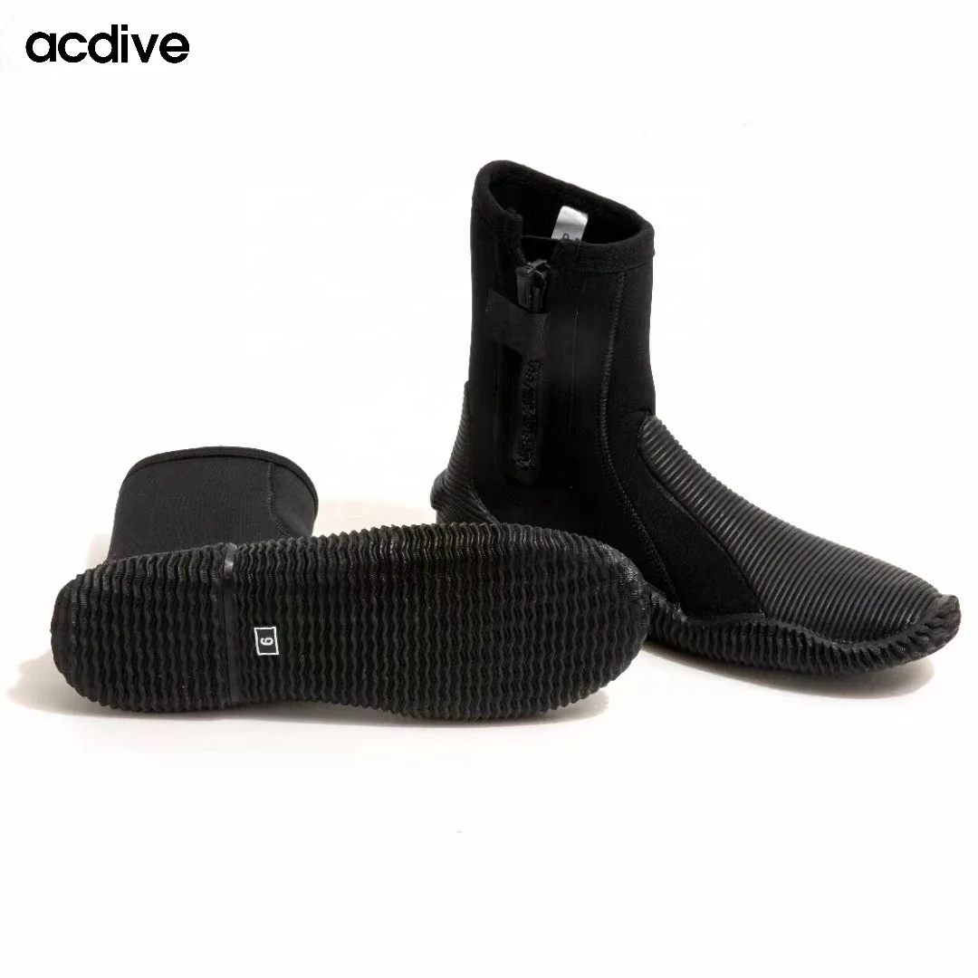 Professional Adult OEM ODM 5mm Neoprene High Cut Surfing Scuba Diving Kayaking Spearfishing Thermal Boot