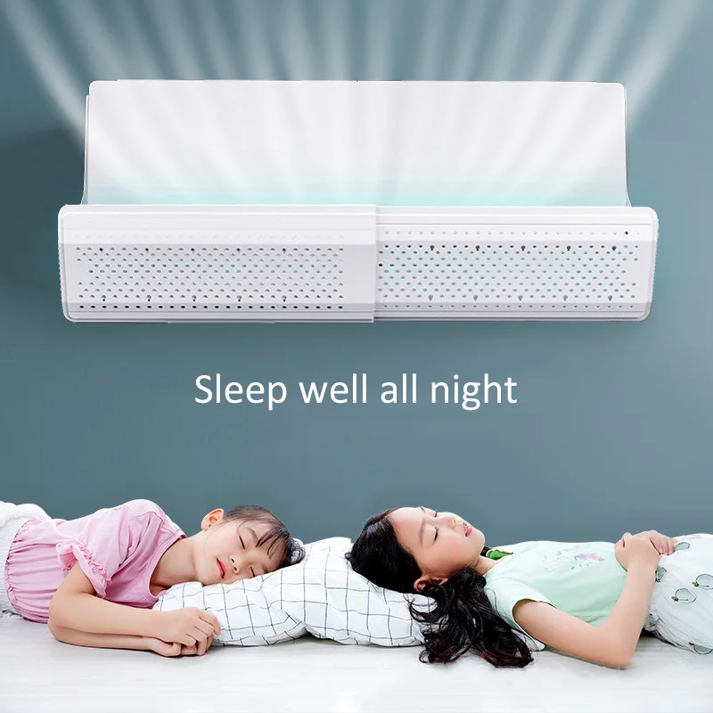 ABS Air Conditioning AC Wind Deflector Anti-straight Blowing Ajustable Air Conditioner Wind Flow Deflector