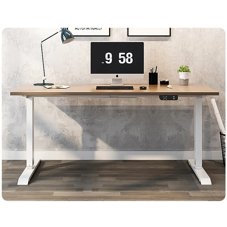 manufacture custom children electric furniture desk sit stand home office height adjustable desk dual motor study table for kid