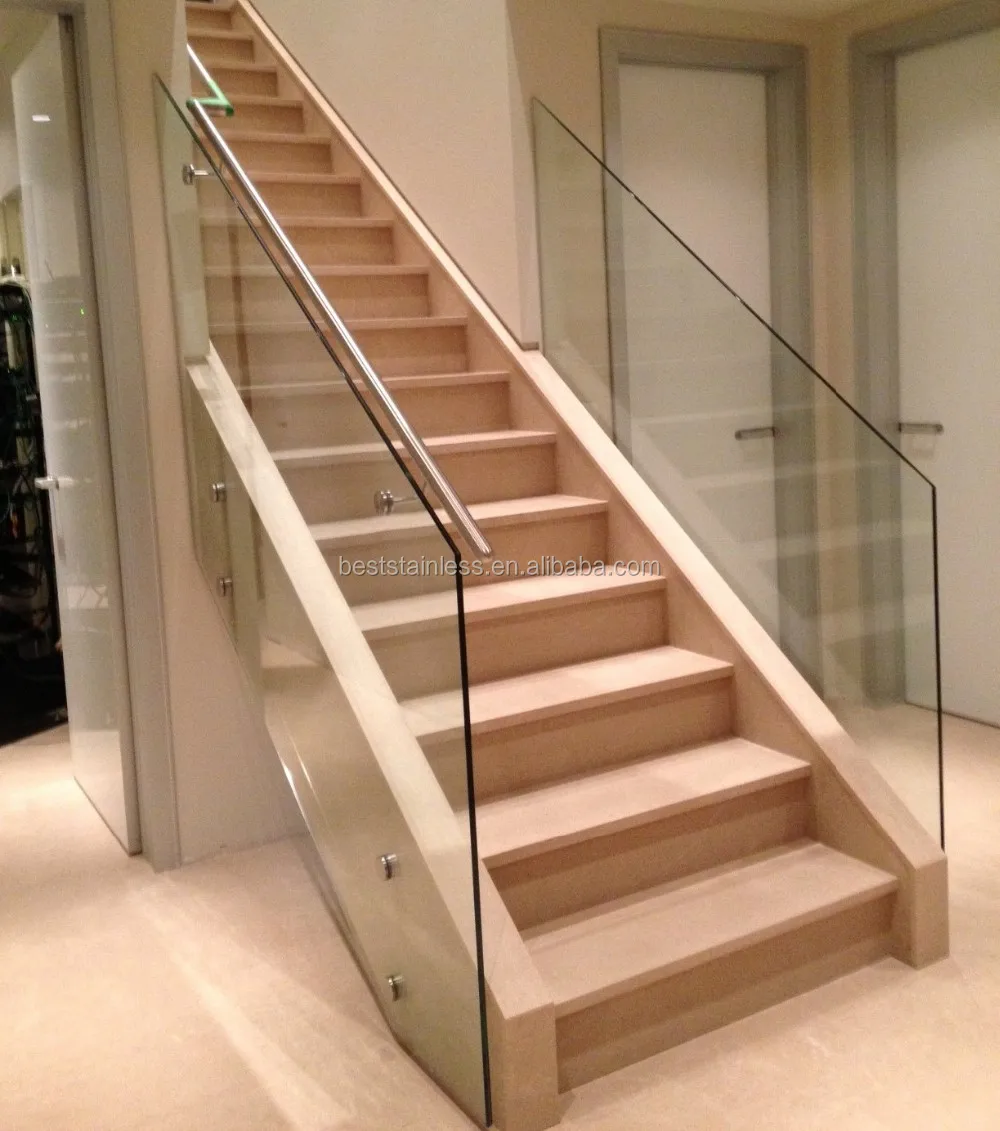Prima Prefabricated Modern Luxury Indoor Floating Stairs Customized Stringer Straight Staircase Design