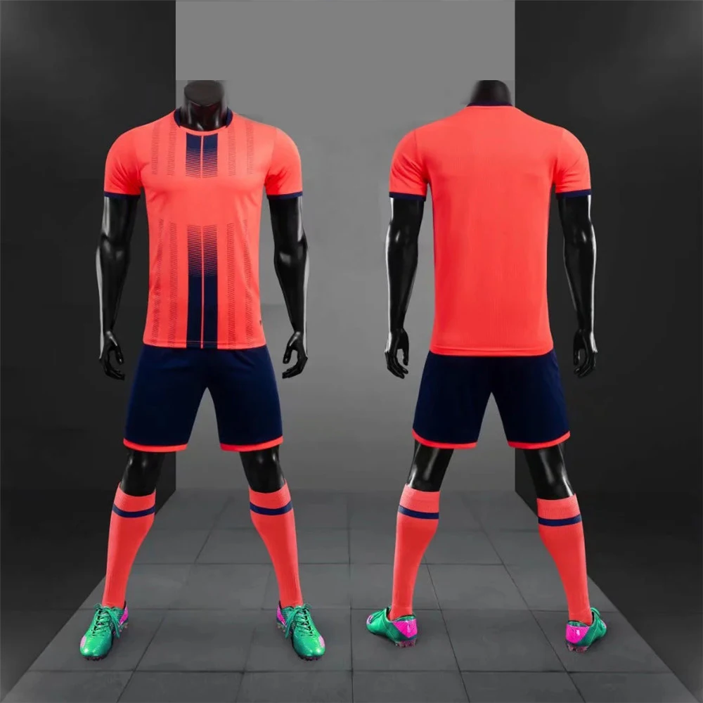 
DIY Soccer jersey set men football uniform custom soccer jerseys futbol adult football set suit 2021 New Big Size tracksuit 