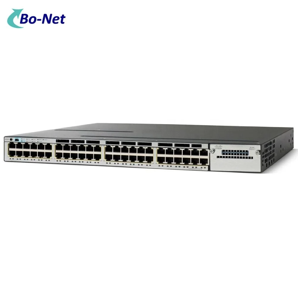 Used WS-C3750X-48T-L 3750X 48 10/100/1000 Ethernet Ports Network Switch