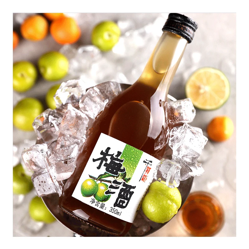 Fruit Wine Bottle Packaging China Wine Green Plum 10 Degree Green Fermented Dalian Kuoshen Bio-fermenting Products Co.,ltd.