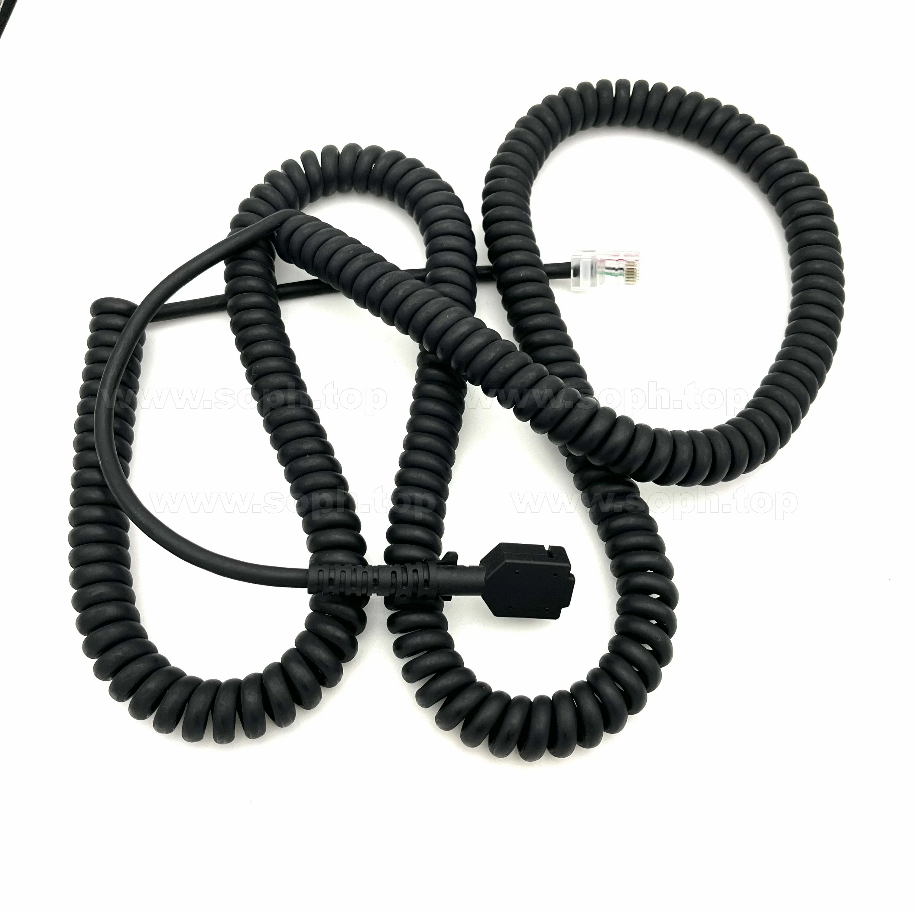 long coiled Cable for Verifone Vx8xx, Coil 1.3M (CBL282-036-01-A)