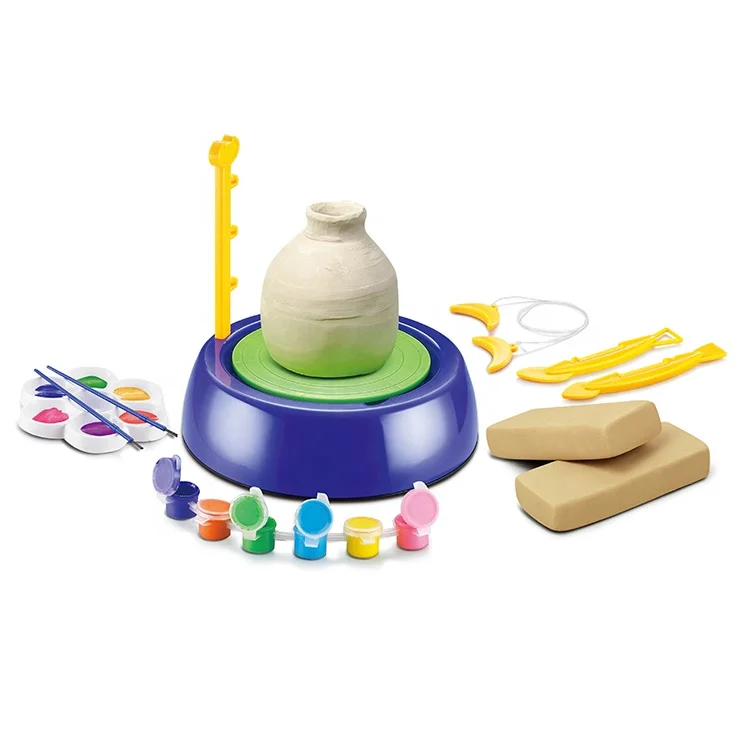 Children Educational Arts Toys Kids Diy Mini Pottery Wheel For Sale