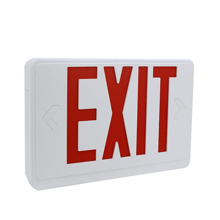 UL выходные знаки с белым корпусом в комплекте Salida letter 90 минут foco recargable