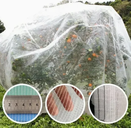 100% Virgin HDPE Monofilament Anti-Insect/Hail Bird Netting Heavy Duty for Garden Vegetable Plant Crop Protection