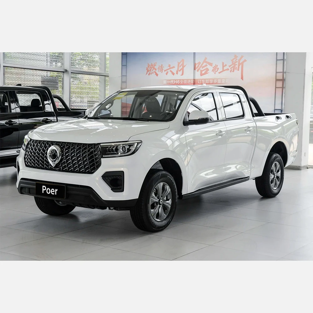 Gwm Poer Pickup 2023 2024 New Adult Truck Made In China Great Wall Diamond Cannon 4wd New Diesel Car For Sale 4 Wheels 5 Seats