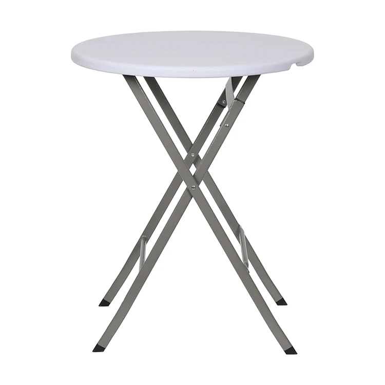 outdoor mini modern folding round dining coffee cocktail plastic bar table and chairs set for events