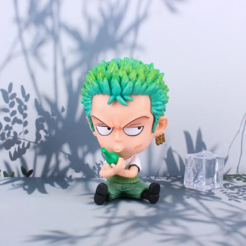 One Pieced Zoro Luffy Sanji Anime Figure Ver. Robin Nami Brook Chopper Childhood PVC Kawaii Figures OP Ace RANKY Usopp